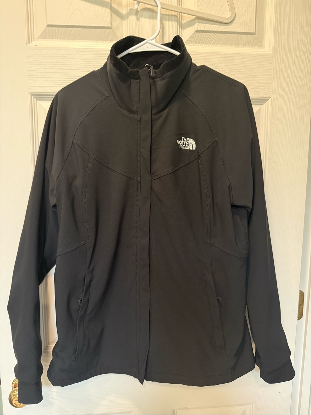 EUC North Face Women’s Softshell Jacket with Fuzzy Lining